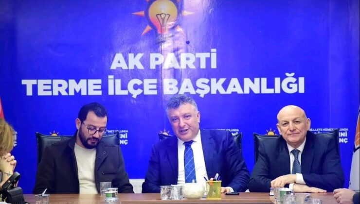 Terme’de AK Parti İlçe Yönetim Kurulu Toplantısı: Yeni Dönem Projeleri Masaya Yatırıldı